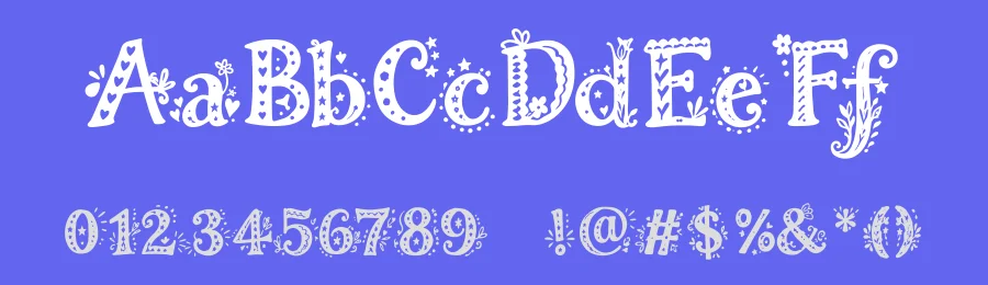 Bellunora: The Girly Font by letterhanna — Decorative Font — thumbnail 3