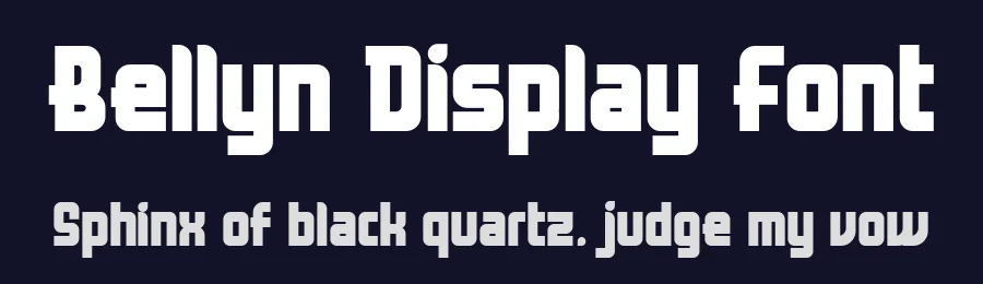 Bellyn Display Font by Display Studio — Display Font — thumbnail 2