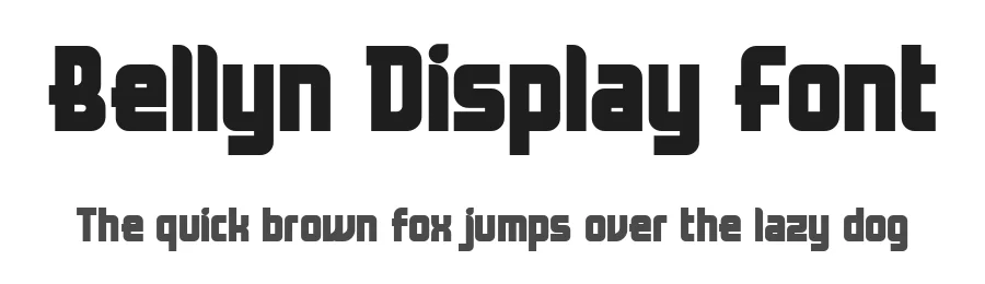 Bellyn Display Font by Display Studio — Display Font