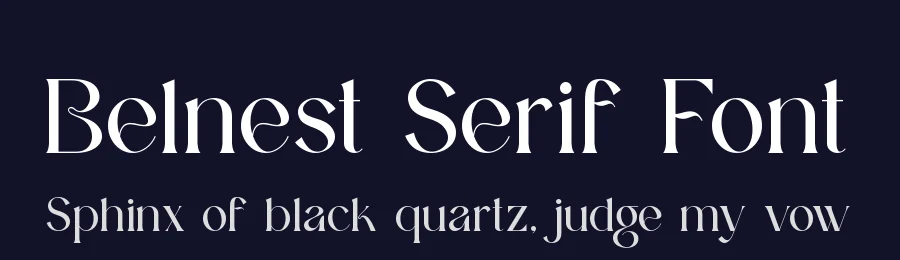 Belnest Serif Font by ErmediaStudio — Serif Font — thumbnail 2