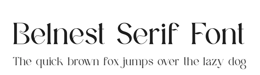 Belnest Serif Font by ErmediaStudio — Serif Font