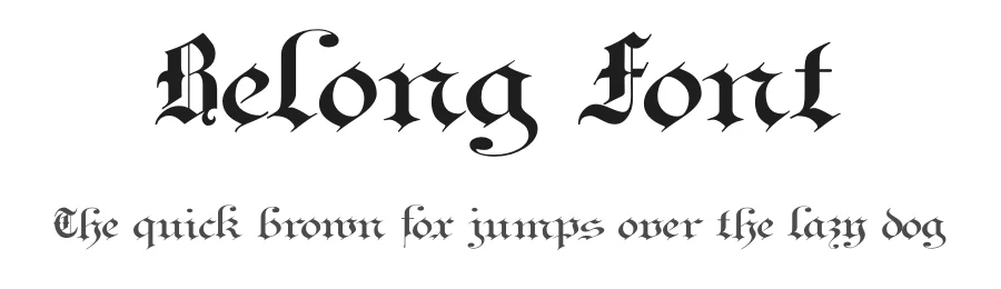 Belong Font by Artnivora Studio — Blackletter Font
