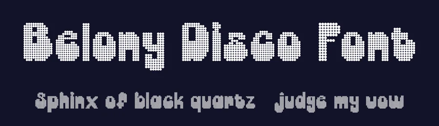 Belony Disco Font by craftsupplyco — Display Font — thumbnail 2