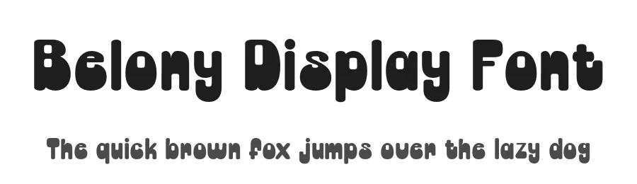 Belony Display Font by craftsupplyco — Display Font