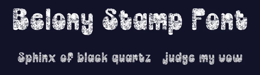 Belony Stamp Font by craftsupplyco — Display Font — thumbnail 2
