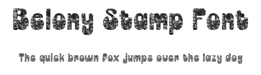 Belony Stamp Font by craftsupplyco — Display Font