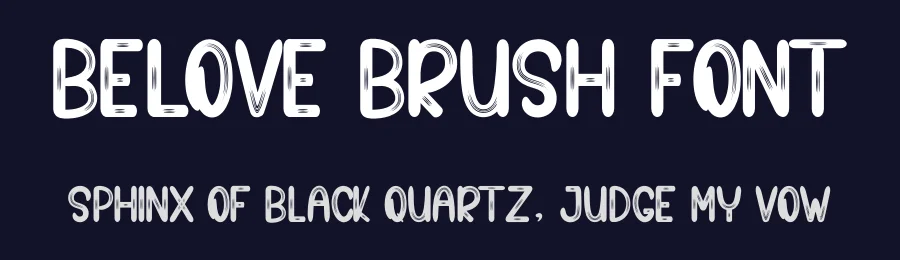 Belove Brush Font by inermediaSTUDIO — Display Font — thumbnail 2