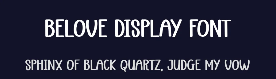 Belove Display Font by andikastudio — Display Font — thumbnail 2