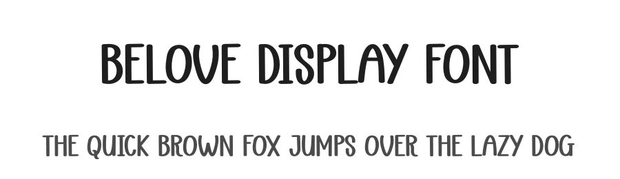 Belove Display Font by andikastudio — Display Font