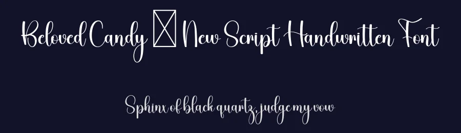 Beloved Candy – New Script Handwritten Font by freshtypeink — Script Handwritten Font — thumbnail 2