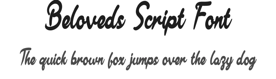 Beloveds Script Font by andikastudio — Script Handwritten Font