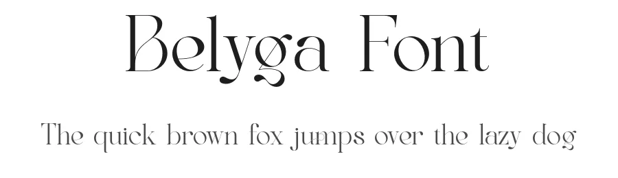 Belyga Font by ErmediaStudio — Serif Font