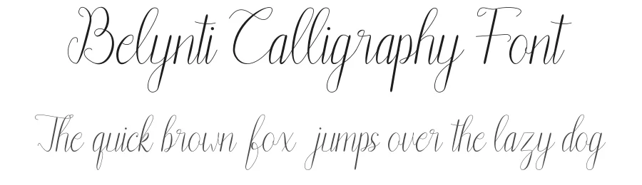 Belynti Calligraphy Font by AmruID — Script Handwritten Font