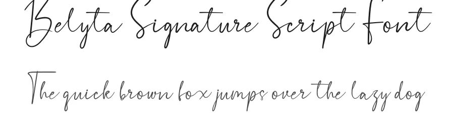 Belyta Signature Script Font by Citaletter studio — Script Handwritten Font