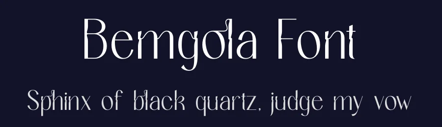 Bemgola Font by timelesstype.co — Display Font — thumbnail 2