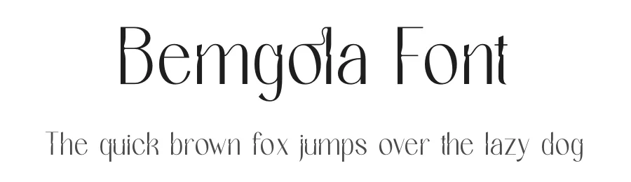 Bemgola Font by timelesstype.co — Display Font