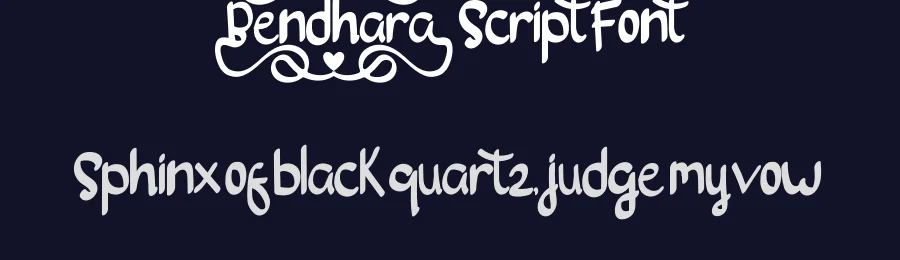 Bendhara Script Font by inermediaSTUDIO — Script Handwritten Font — thumbnail 2