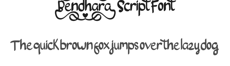 Bendhara Script Font by inermediaSTUDIO — Script Handwritten Font
