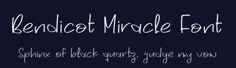 Bendicot Miracle Font by perspectype — Script Handwritten Font — thumbnail 2