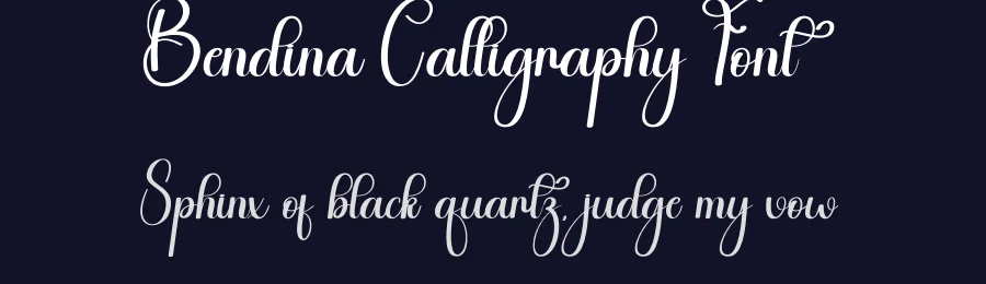 Bendina Calligraphy Font by andikastudio — Script Handwritten Font — thumbnail 2