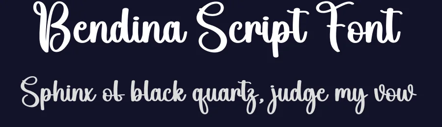Bendina Script Font by andikastudio — Script Handwritten Font — thumbnail 2