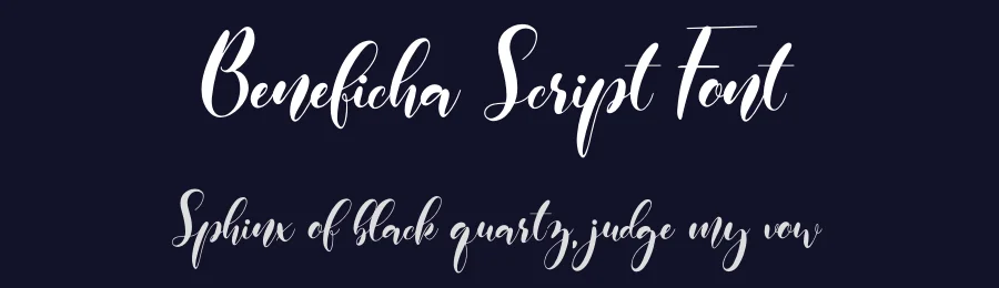 Beneficha Script Font by Almarkhatype Studio — Script Handwritten Font — thumbnail 2