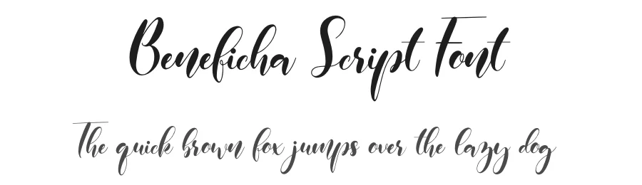 Beneficha Script Font by Almarkhatype Studio — Script Handwritten Font