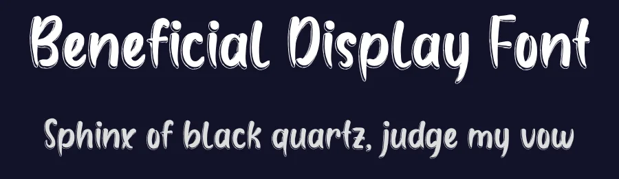 Beneficial Display Font by andikastudio — Script Handwritten Font — thumbnail 2