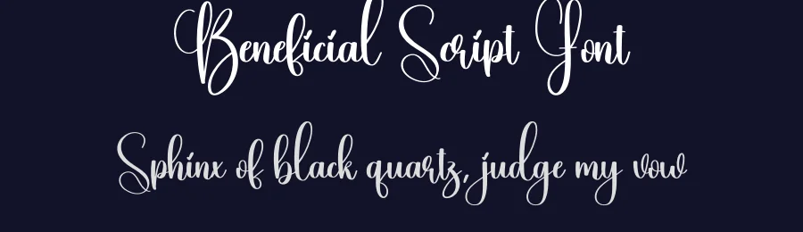 Beneficial Script Font by creativeletter — Script Handwritten Font — thumbnail 2