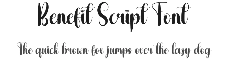 Benefit Script Font by andikastudio — Script Handwritten Font