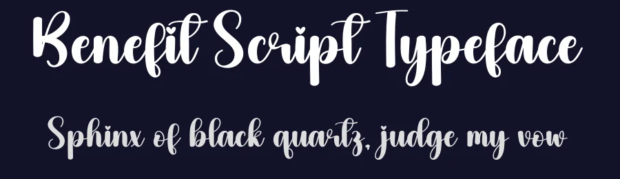 Benefit Script Typeface by andikastudio — Script Handwritten Font — thumbnail 2