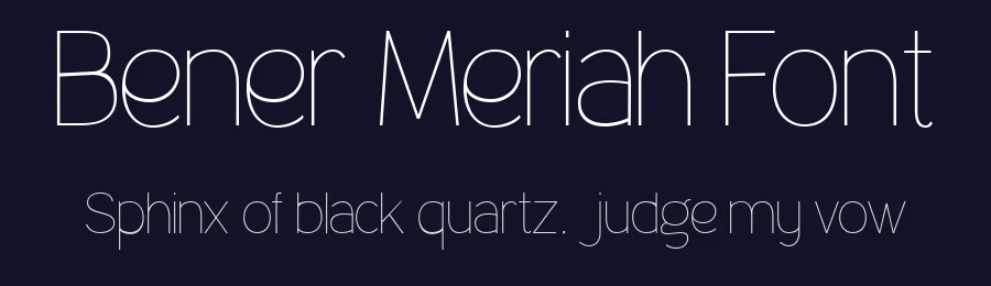 Bener Meriah Font by afkaristudio — Sans Serif Font — thumbnail 2