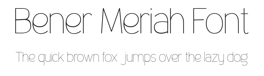 Bener Meriah Font by afkaristudio — Sans Serif Font