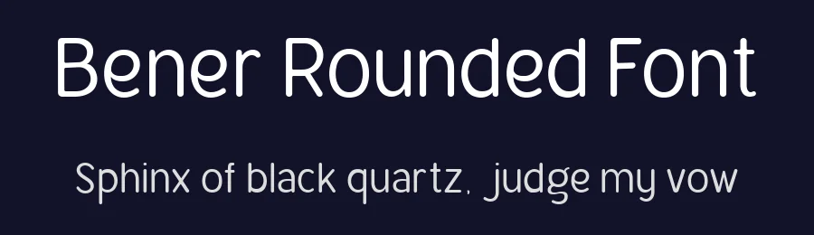 Bener Rounded Font by afkaristudio — Sans Serif Font — thumbnail 2