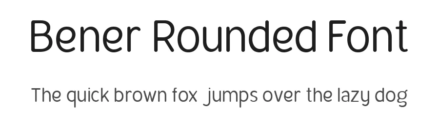 Bener Rounded Font by afkaristudio — Sans Serif Font
