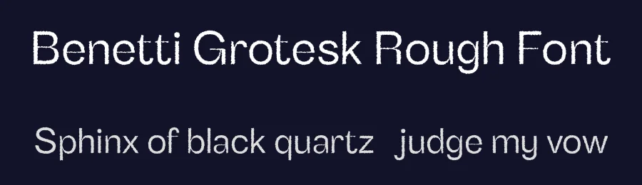 Benetti Grotesk Rough Font by craftsupplyco — Display Font — thumbnail 2