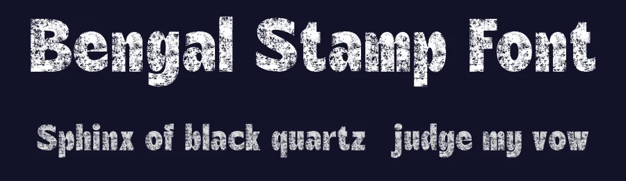 Bengal Stamp Font by craftsupplyco — Sans Serif Font — thumbnail 2