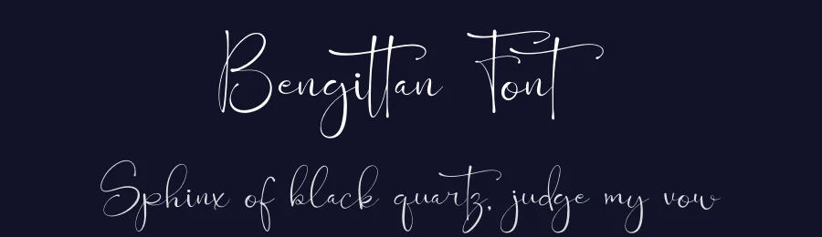 Bengittan Font by Denustudios — Script Handwritten Font — thumbnail 2