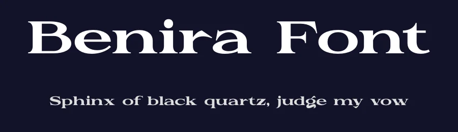 Benira Font by Rantautype — Serif Font — thumbnail 2