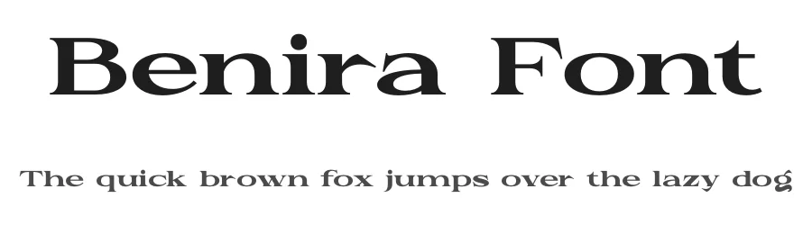 Benira Font by Rantautype — Serif Font