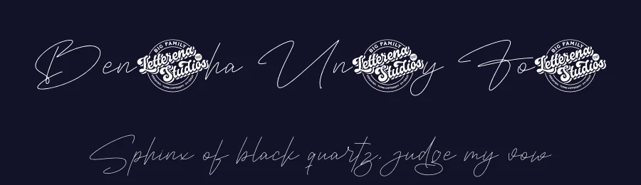 Benitha Unity Font by letterenastudios — Script Handwritten Font — thumbnail 2