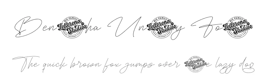 Benitha Unity Font by letterenastudios — Script Handwritten Font