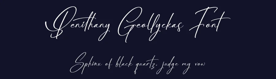 Benithany Geollyckas Font by letterenastudios — Script Handwritten Font — thumbnail 2