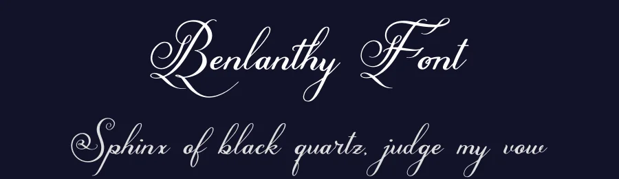 Benlanthy Font by Denustudios — Script Handwritten Font — thumbnail 2
