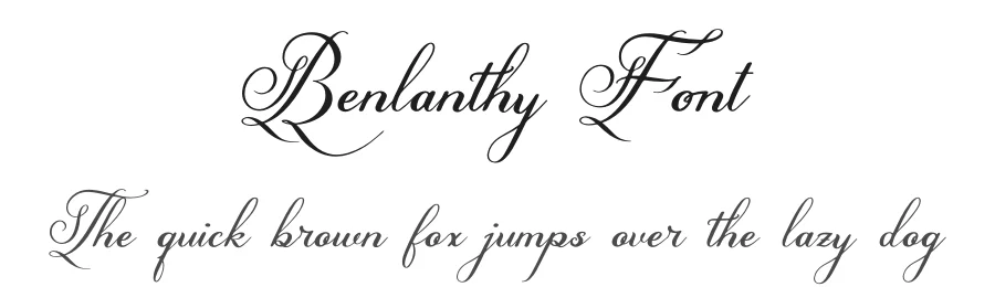Benlanthy Font by Denustudios — Script Handwritten Font