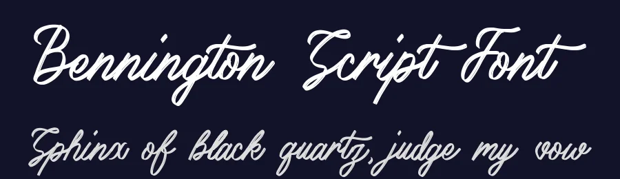Bennington Script Font by Allouse.Studio — Script Handwritten Font — thumbnail 2