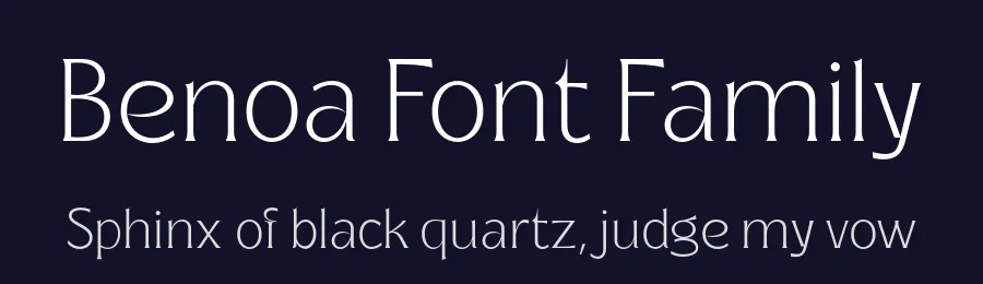 Benoa Font Family by creativemedialab — Display Font — thumbnail 2