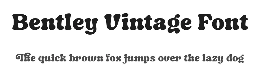 Bentley Vintage Font by grezlinestudio — Decorative Font