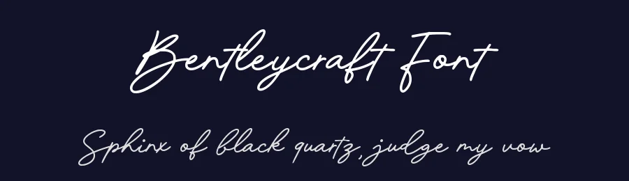 Bentleycraft Font by Allouse.Studio — Script Handwritten Font — thumbnail 2