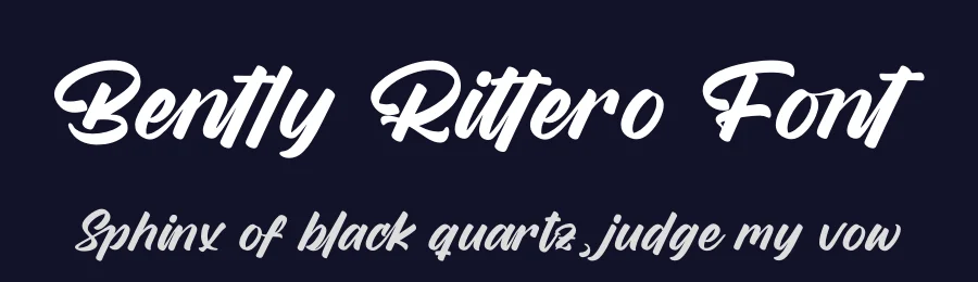 Bently Rittero Font by letterenastudios — Script Handwritten Font — thumbnail 2